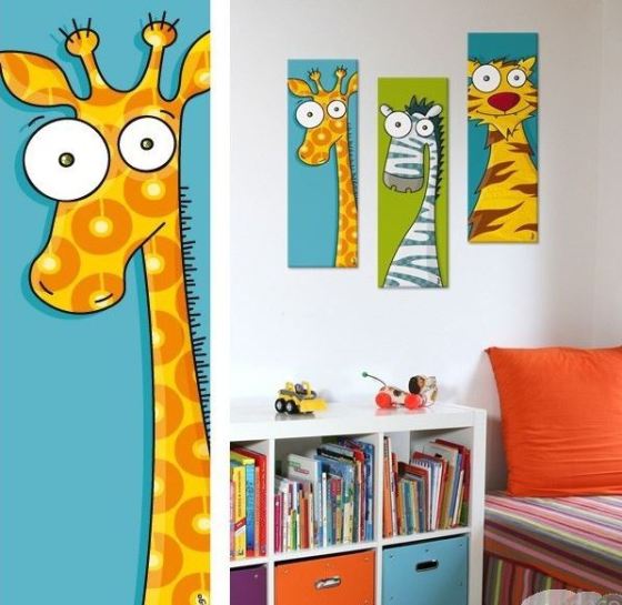 tableau-girafe-chambre-bebe